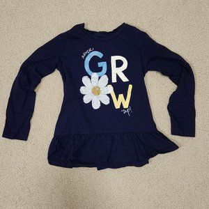 Gymboree Toddler Long Sleeve Purple Top with Sequin Size 6 GROW